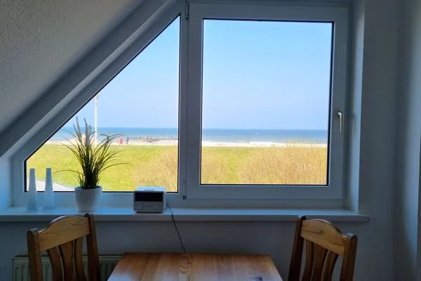 Meerblick  Ferienwohnung "Achtern Diek 4" 1. Reihe an der Ostseeküste