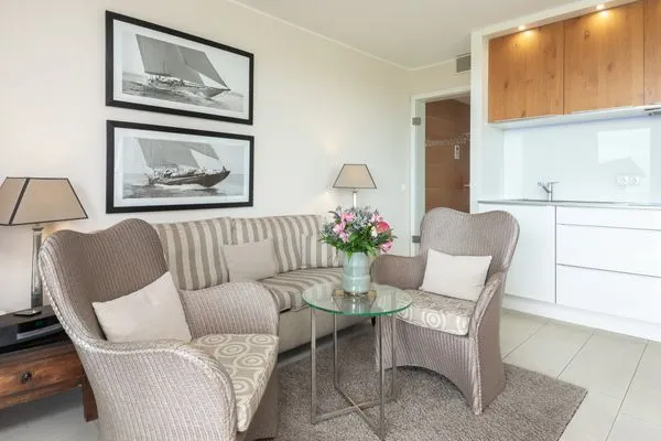 Wohnzimmer  Ferienwohnung Friesenrose