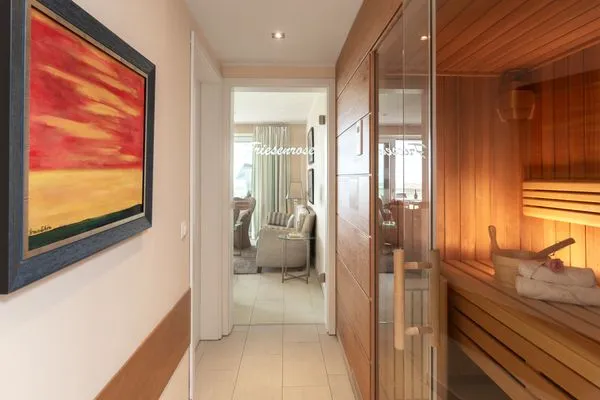 Sauna  Ferienwohnung Friesenrose
