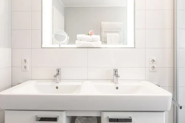 Badezimmer  Ferienwohnung Friesenrose