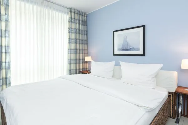 Schlafzimmer  Ferienwohnung Friesenrose