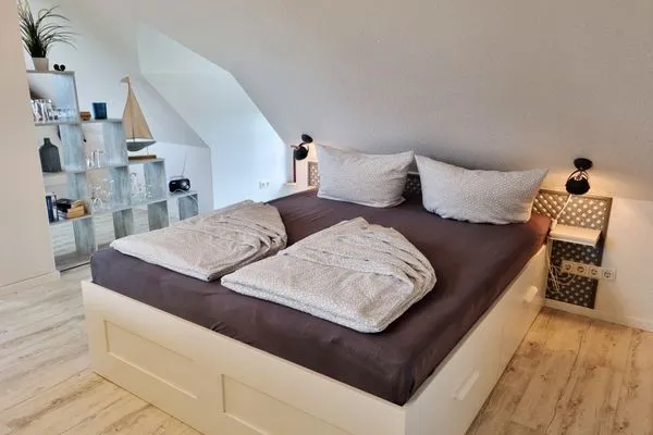 Schlafzimmer  Ferienwohnung "Ackerblick" in Schwartbuck