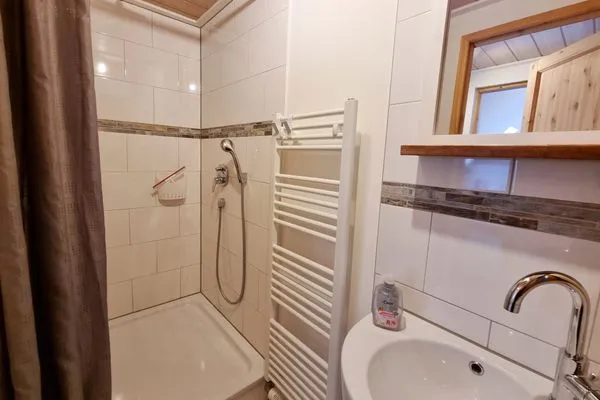 Badezimmer  Ferienwohnung "Ackerblick" in Schwartbuck