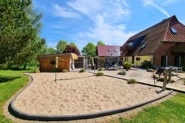 Garten  Ferienwohnung "Ackerblick" in Schwartbuck