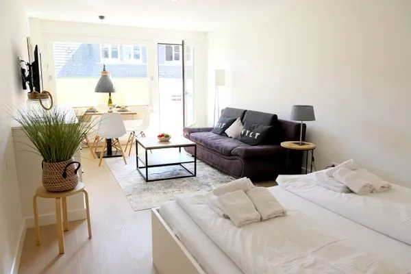 Wohnzimmer  Strandstr. 4, Whg. 8