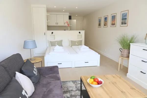 Wohnzimmer  Strandstr. 4, Whg. 8