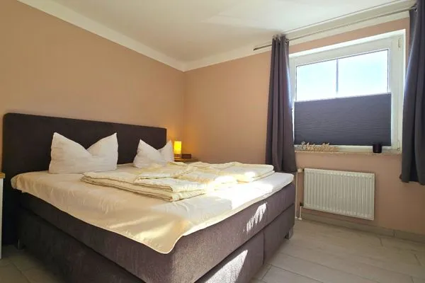 Schlafzimmer  Ferienwohnung "Ankerplatz" am Schönberger Strand