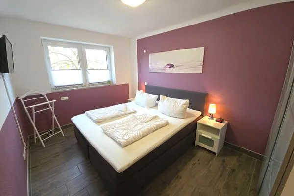 Schlafzimmer  Ferienwohnung "Auszeit" Ostseenah am Schönberger Strand