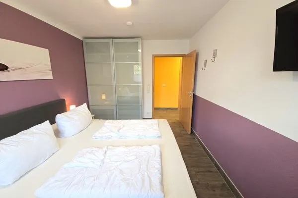 Schlafzimmer  Ferienwohnung "Auszeit" Ostseenah am Schönberger Strand