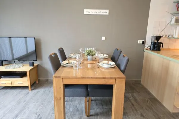 Wohnzimmer  Ferienwohnung "Auszeit" Ostseenah am Schönberger Strand