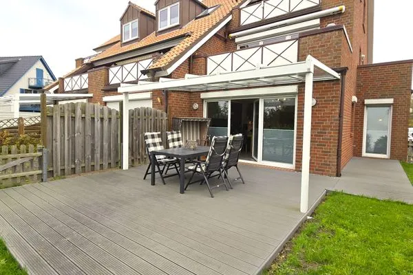 Terrasse  Ferienwohnung "Auszeit" Ostseenah am Schönberger Strand