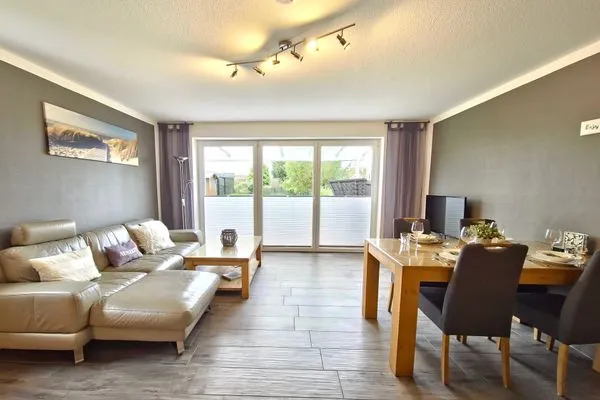 Wohnzimmer  Ferienwohnung "Auszeit" Ostseenah am Schönberger Strand