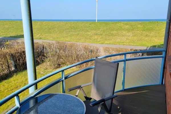 Balkon  Ferienwohnung "Baltic Sunset" in 1. Reihe zum Ostseestrand