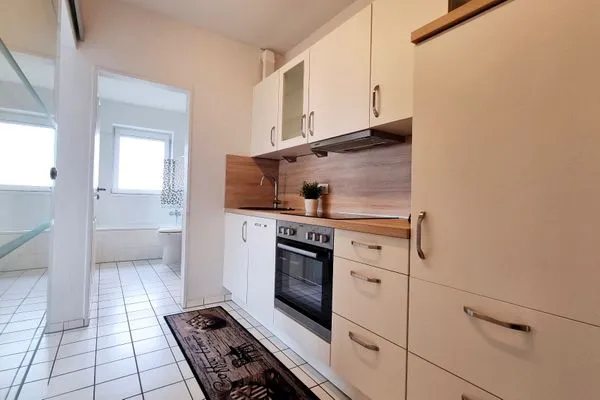 Küche / Küchenzeile  Ferienwohnung "Baltic Sunset" in 1. Reihe zum Ostseestrand