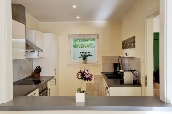 Küche / Küchenzeile  Ferienwohnung "Baltic Sunshine" in Kalifornien an der Ostsee