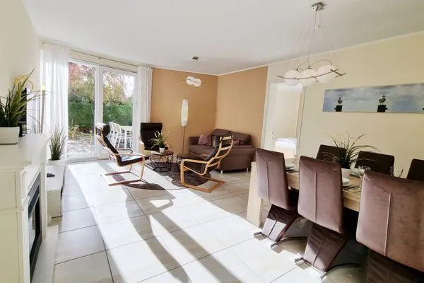 Wohnzimmer  Ferienwohnung "Baltic Sunshine" in Kalifornien an der Ostsee