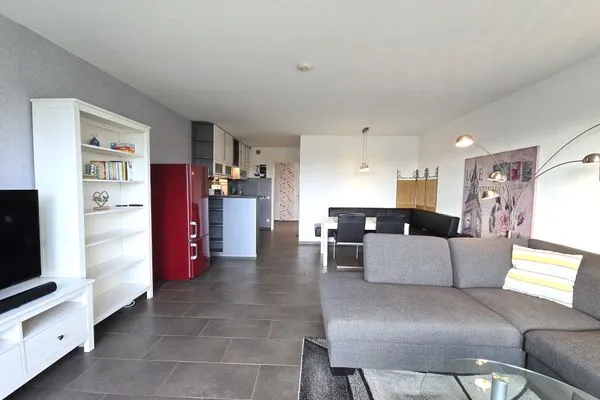 Wohnzimmer  Ferienwohnung "Deichwind" in Holm an der Ostsee