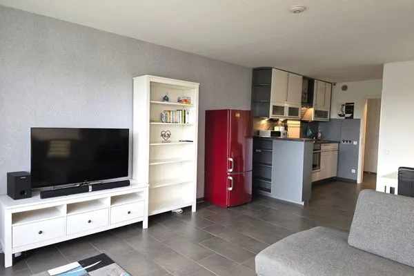 Wohnzimmer  Ferienwohnung "Deichwind" in Holm an der Ostsee