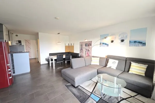 Wohnzimmer  Ferienwohnung "Deichwind" in Holm an der Ostsee