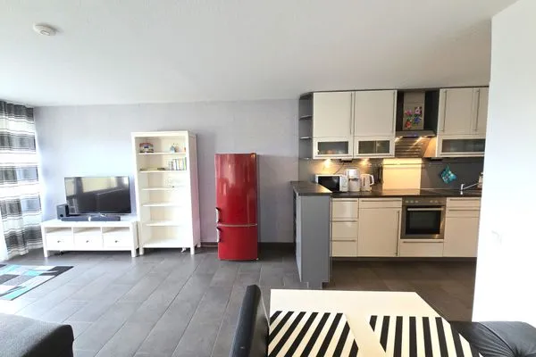 Wohnzimmer  Ferienwohnung "Deichwind" in Holm an der Ostsee