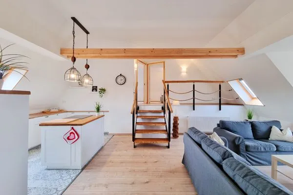 Wohnzimmer  Ferienwohnung "Feldkieker" in Schwartbuck