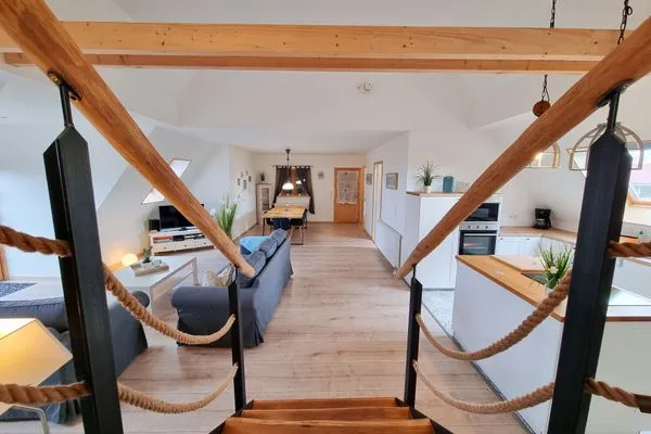 Wohnzimmer  Ferienwohnung "Feldkieker" in Schwartbuck