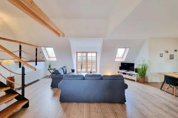 Wohnzimmer  Ferienwohnung "Feldkieker" in Schwartbuck