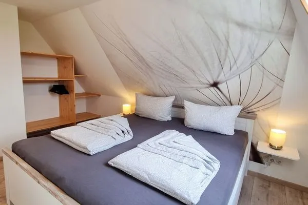 Schlafzimmer  Ferienwohnung "Feldkieker" in Schwartbuck