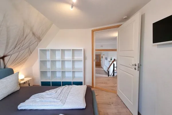 Schlafzimmer  Ferienwohnung "Feldkieker" in Schwartbuck