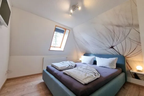 Schlafzimmer  Ferienwohnung "Feldkieker" in Schwartbuck