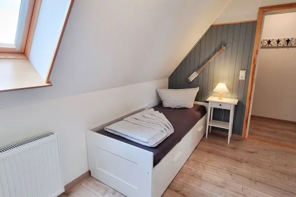 Schlafzimmer  Ferienwohnung "Feldkieker" in Schwartbuck