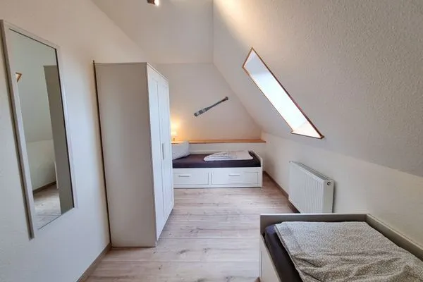 Schlafzimmer  Ferienwohnung "Feldkieker" in Schwartbuck