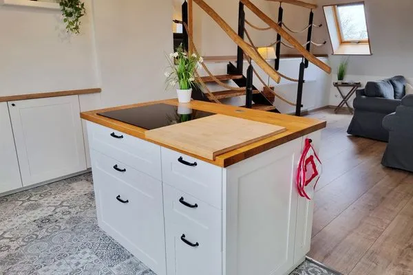 Küche / Küchenzeile  Ferienwohnung "Feldkieker" in Schwartbuck