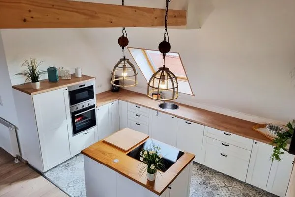 Küche / Küchenzeile  Ferienwohnung "Feldkieker" in Schwartbuck