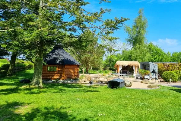 Garten  Ferienwohnung "Feldkieker" in Schwartbuck