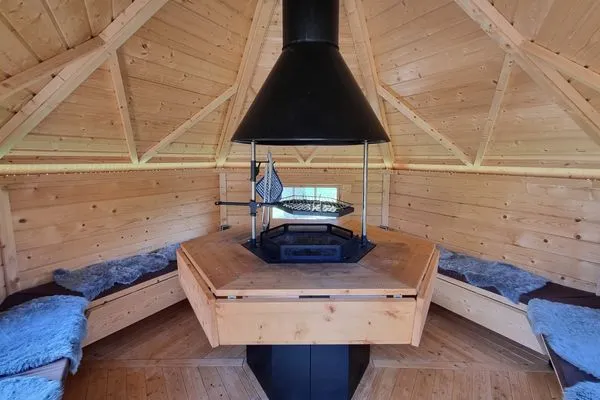 Grillbereich  Ferienwohnung "Feldkieker" in Schwartbuck