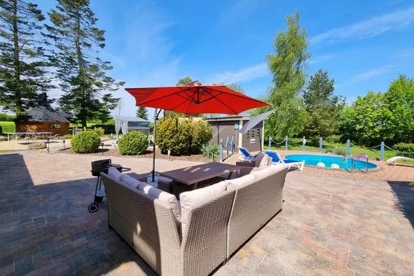 Pool  Ferienwohnung "Feldkieker" in Schwartbuck