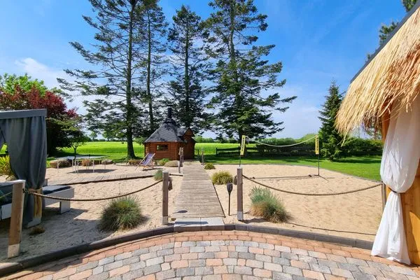 Garten  Ferienwohnung "Feldkieker" in Schwartbuck