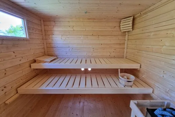 Sauna  Ferienwohnung "Feldkieker" in Schwartbuck