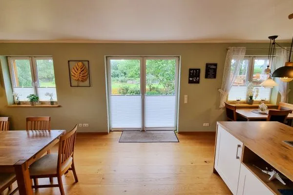 Küche / Küchenzeile  Ferienhaus "Himi" in unmittelbarer Nähe des Passader Sees