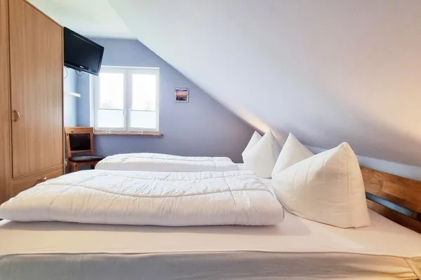 Schlafzimmer  Ferienhaus "Himi" in unmittelbarer Nähe des Passader Sees