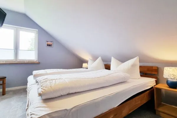 Schlafzimmer  Ferienhaus "Himi" in unmittelbarer Nähe des Passader Sees