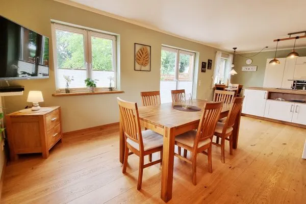 Küche / Küchenzeile  Ferienhaus "Himi" in unmittelbarer Nähe des Passader Sees