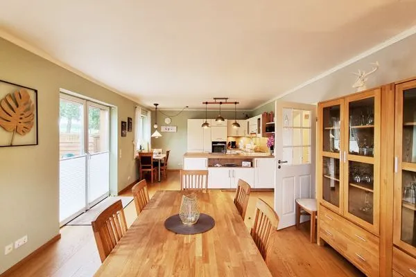 Küche / Küchenzeile  Ferienhaus "Himi" in unmittelbarer Nähe des Passader Sees