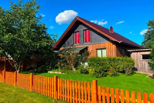 Hauptansicht  Ferienhaus "Himi" in unmittelbarer Nähe des Passader Sees