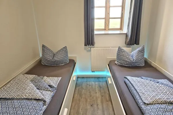 Schlafzimmer  Ferienwohnung "Koppelkuck" in Schwartbuck