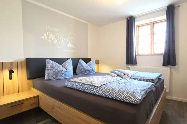 Schlafzimmer  Ferienwohnung "Koppelkuck" in Schwartbuck