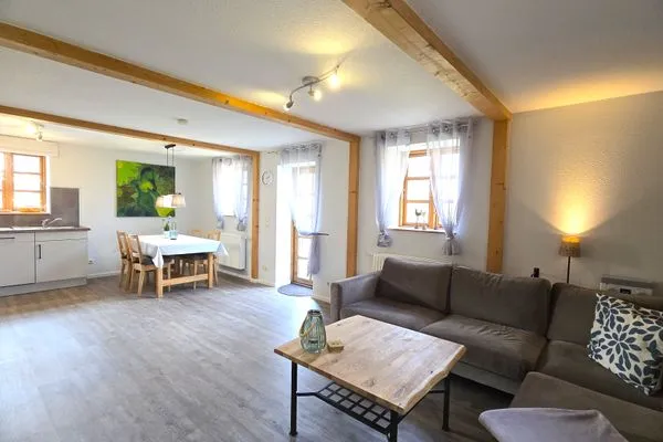 Wohnzimmer  Ferienwohnung "Koppelkuck" in Schwartbuck