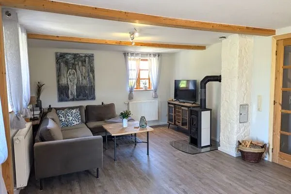 Wohnzimmer  Ferienwohnung "Koppelkuck" in Schwartbuck