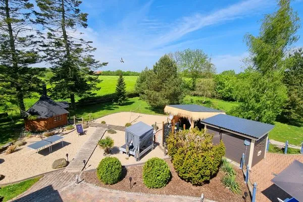 Garten  Ferienwohnung "Koppelkuck" in Schwartbuck